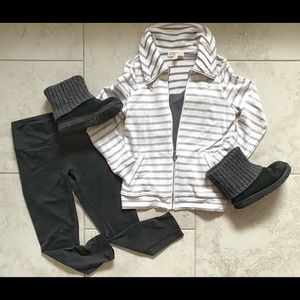 NWT Michael Kors full zip cowl neck jacket